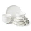 Xenos Serviesset - 16 delig - rond - wit - 4 persoons- Serviessets
