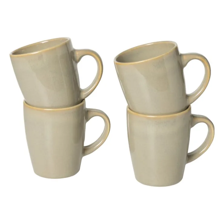 Xenos Serviesset - beige - 16-delig - 4 persoons - reactive glaze- Serviessets