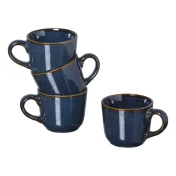 Xenos Serviesset 20-delig - blauw - 4 persoons- Serviessets|Kerstservies