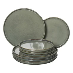 Xenos Serviesset 20-delig - groen - 4 persoons- Serviessets|Kerstservies