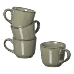 Xenos Serviesset 20-delig - groen - 4 persoons- Serviessets|Kerstservies