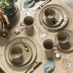 Xenos Serviesset Toscane - beige - 32-delig - 8 persoons- Serviessets