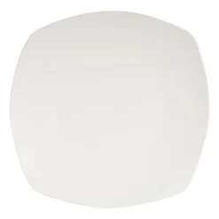 Xenos Serviesset vierkant - wit - 12-delig- Serviessets|Kerstservies