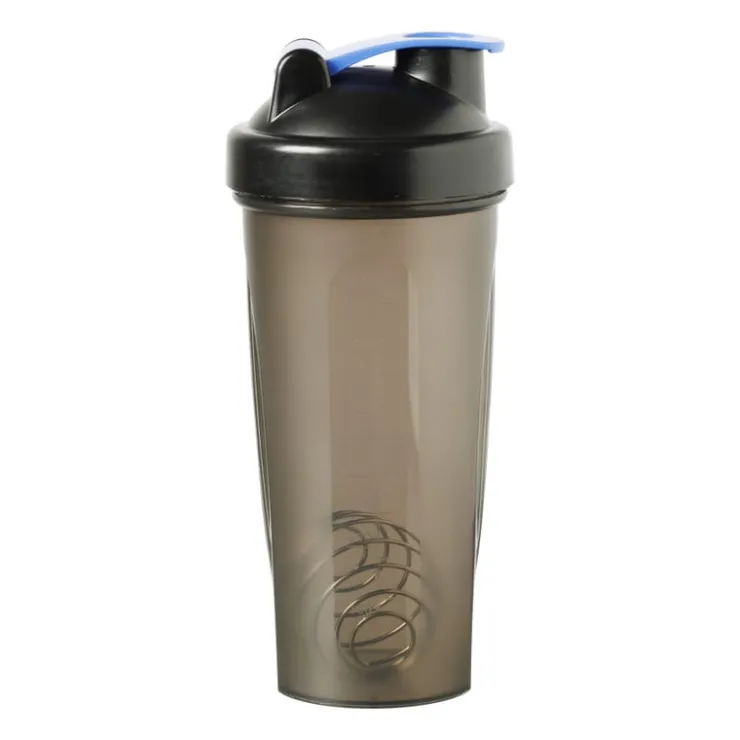Xenos Shakebeker - 700 ml - zwart/blauw- Drinkflessen