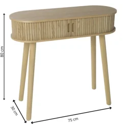 Xenos Sidetable Uppsala - naturel - 80x75x30 cm- Sidetables