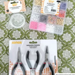 Xenos Sieradentangen - zwart - set van 3- Hobbytangen