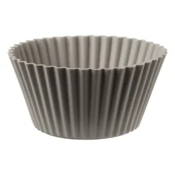Xenos Siliconen cupcakevormpjes - set van 12 - ø7 cm- Bakvormen