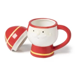 Xenos Sinterklaas mok - rood/geel/wit - 300 ml- Mokken
