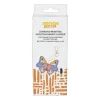 Xenos Sleutelhanger vlinder - diamond paint - 7x7 cm- Diamond Paintings