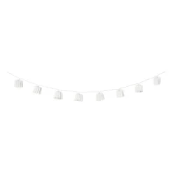 Xenos Slinger papier - wit - 175 cm- Lichtslingers