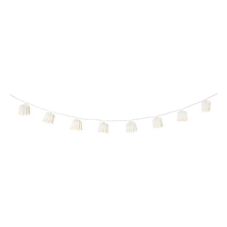 Xenos Slinger papier - wit - 175 cm- Lichtslingers
