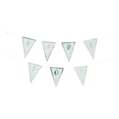 Xenos Slinger baby boy - blauw/goud - 2x200 cm- Babyshower
