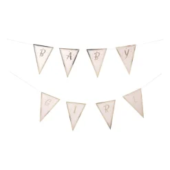 Xenos Slinger baby girl - roze/goud - 2x200 cm- Babyshower