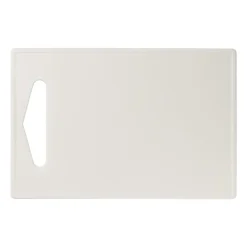 Xenos Snijplank kunststof - wit - 24x35 cm- Snijplanken