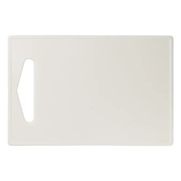 Xenos Snijplank kunststof - wit - 24x35 cm- Snijplanken