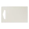 Xenos Snijplank kunststof - wit - 16.5x27 cm- Snijplanken