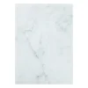 Xenos Snijplank marmeren look - wit - 30x42x0.04 cm- Snijplanken