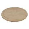 Xenos Snijplank rond hout - 25 cm- Snijplanken|Borrelplanken