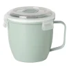 Xenos Soepbakje voor magnetron - 620 ml - groen- Bewaardozen|Magnetrondozen
