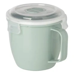 Xenos Soepbakje voor magnetron - 620 ml - groen- Bewaardozen|Magnetrondozen