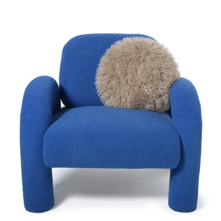 Xenos Sofa Marilyn - blauw - 74x88x79 cm- Fauteuils