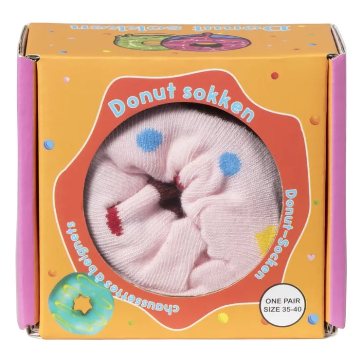 Xenos Sokken Donut - one size- Huissokken|Kerstcadeaus