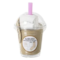 Xenos Sokken ice coffee - 2 paar - maat 38-42- Kerstcadeaus
