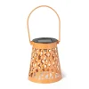 Xenos Solar hanglampje - oranje - ø9x10 cm- Solar Verlichting
