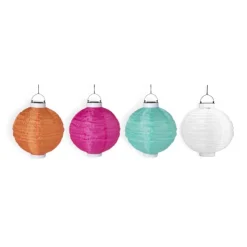 Xenos Solar tuinlampion - groen - ø25 cm- Lampionnen|Bruiloft