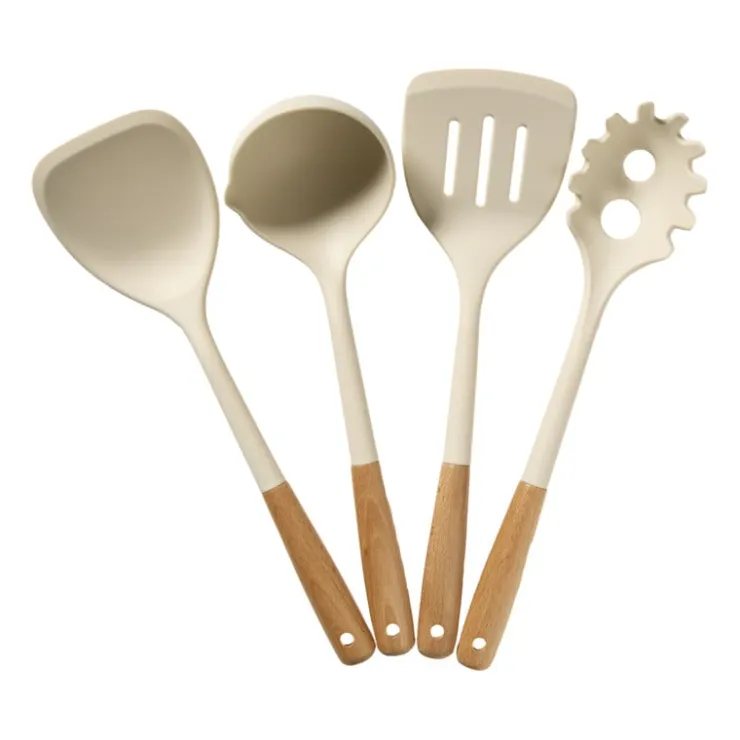 Xenos Spaghetti lepel - wit - 34 cm- Keukengerei