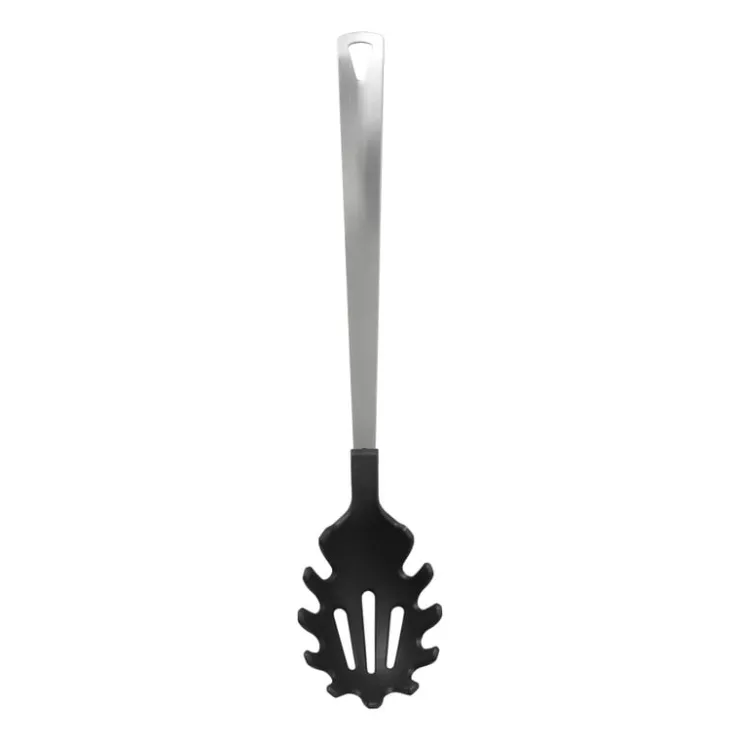 Xenos Spaghettilepel London - zilverkleurig - 34 cm- Keukengerei