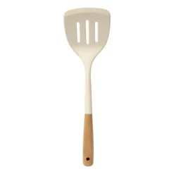 Xenos Spatel met gleuf - wit - 34 cm- Keukengerei