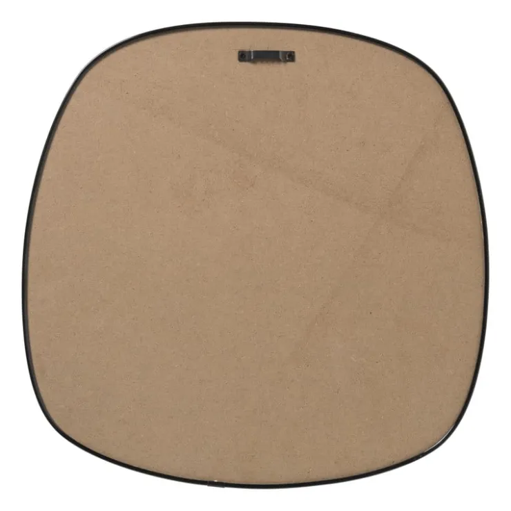 Xenos Spiegel basic - zwart - 32.5x32.5 cm- Wandspiegels