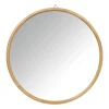 Xenos Spiegel Lindt - rond - bruin - ø60 cm- Wandspiegels