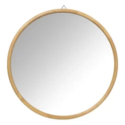 Xenos Spiegel Lindt - rond - bruin - ø60 cm- Wandspiegels
