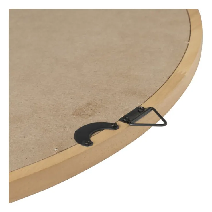 Xenos Spiegel Lindt - rond - bruin - ø60 cm- Wandspiegels