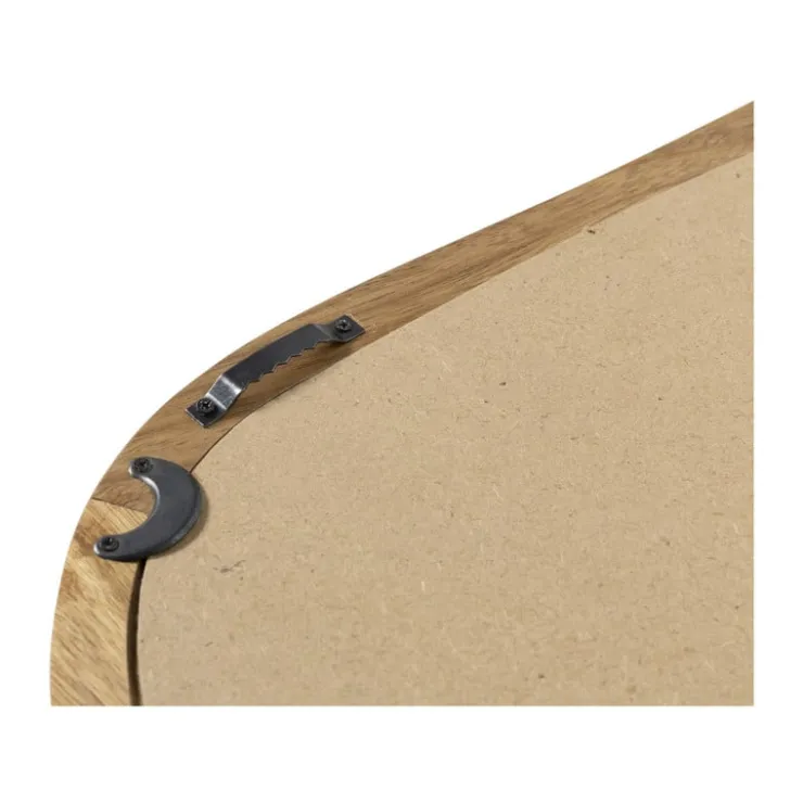 Xenos Spiegel organic - acaciahout - 55x48 cm- Wandspiegels
