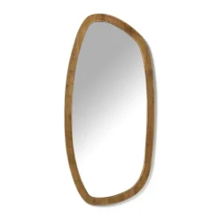 Xenos Spiegel organic - bruin - 70x33 cm- Wandspiegels