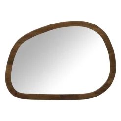 Xenos Spiegel organic - bruin - 38x55 cm- Wandspiegels