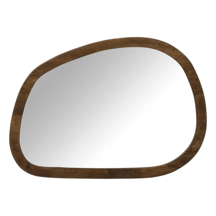 Xenos Spiegel organic - bruin - 38x55 cm- Wandspiegels