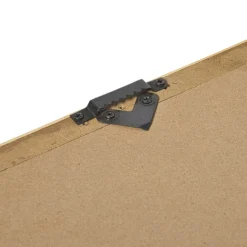Xenos Spiegel rotan vierkant - bruin - 40.5x40.5 cm- Wandspiegels