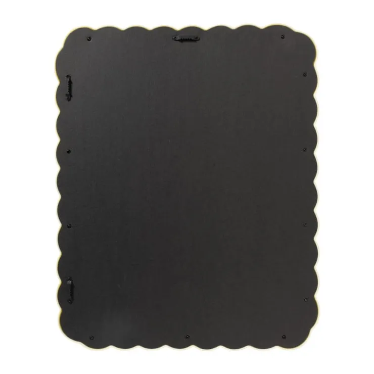 Xenos Spiegel twist - geel - 53x43 cm- Wandspiegels