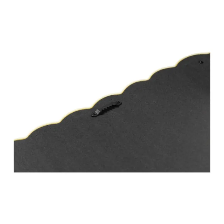 Xenos Spiegel twist - geel - 53x43 cm- Wandspiegels