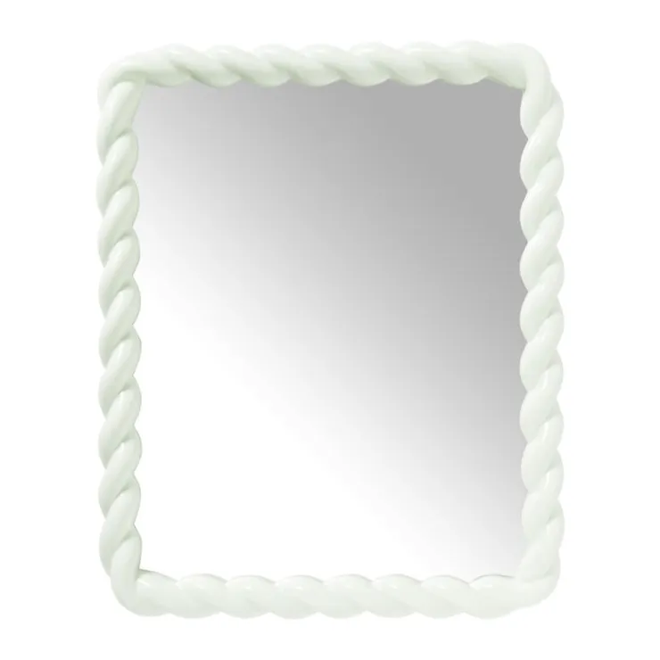 Xenos Spiegel twist - groen - 53x43 cm- Wandspiegels