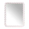 Xenos Spiegel twist - roze - 53x43 cm- Wandspiegels