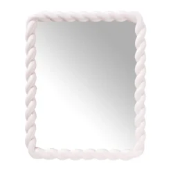 Xenos Spiegel twist - roze - 53x43 cm- Wandspiegels