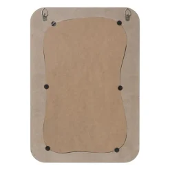Xenos Spiegel wave - wit - 40x28 cm- Wandspiegels