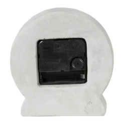 Xenos Staande klok cement - grijs - 12.5x12x4 cm- Klokken