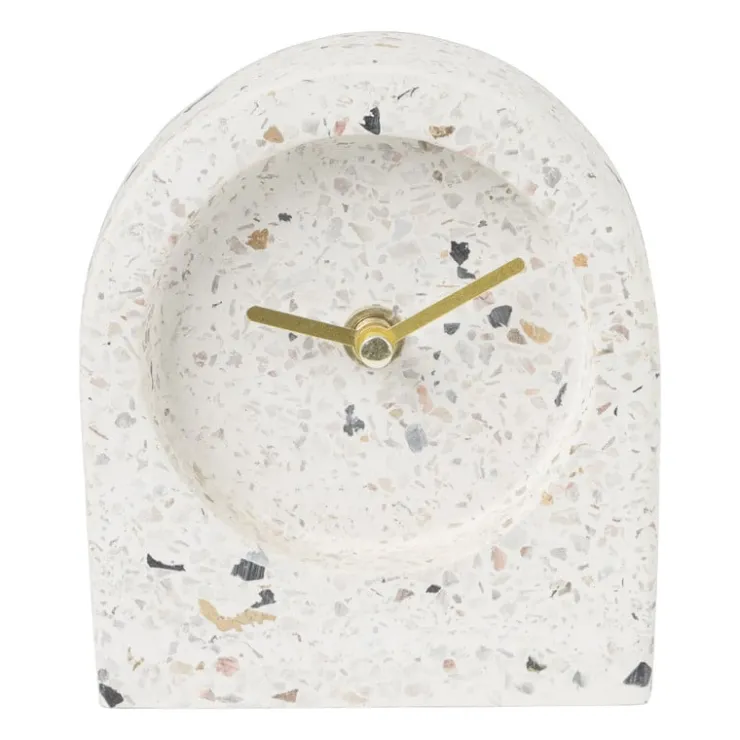 Xenos Staande klok Terrazzo - 10.5x3x12 cm- Klokken
