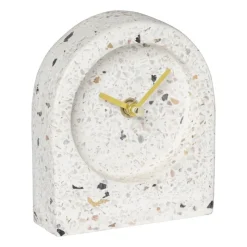 Xenos Staande klok Terrazzo - 10.5x3x12 cm- Klokken
